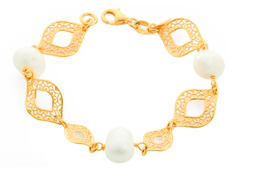 Pulsera Filigrana con Perla
